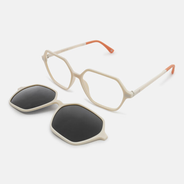 BH CLIPON MORCILLO - CREMA/CREMA